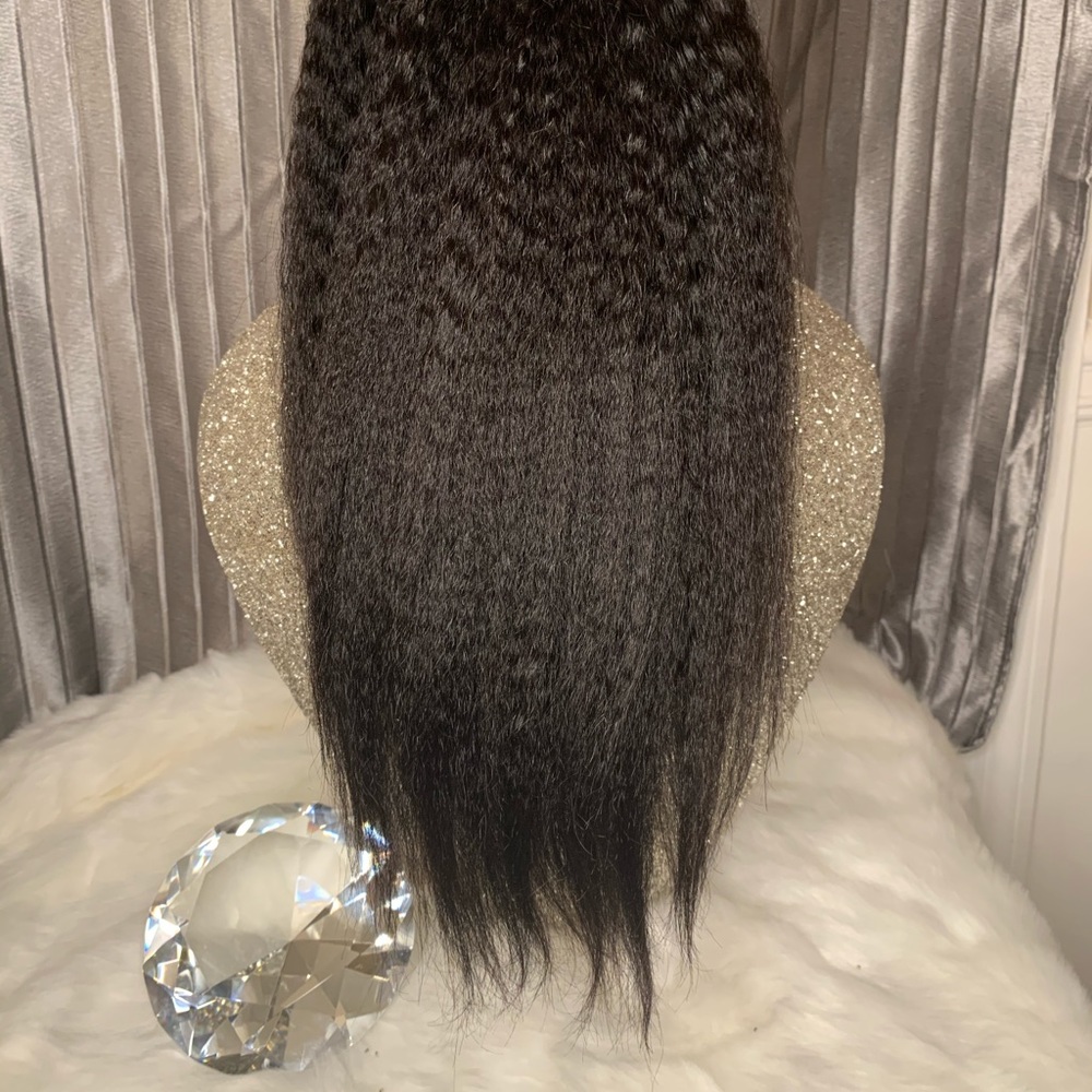 Kinky Straight Human Hair Ponytails